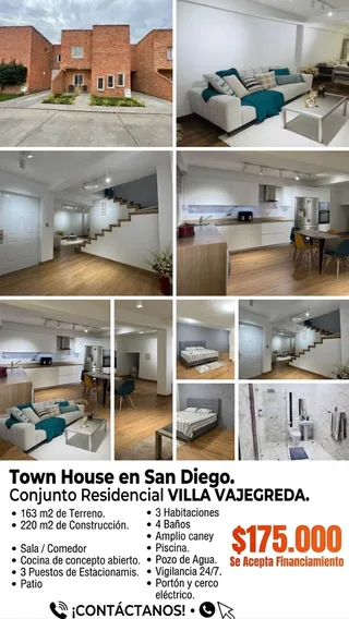Townhouse en San Diego, Conjunto Residencial Villa Vajegreda
