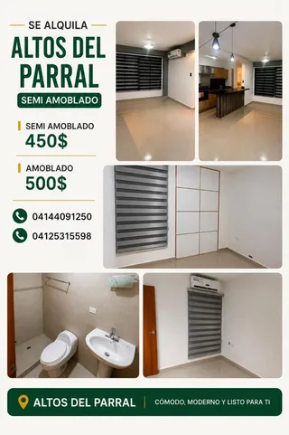 Apartamento en Altos del Parral