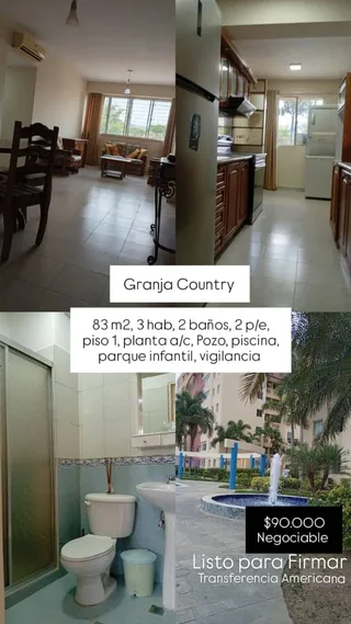Apartamento en Resd Granja Country URB La Granja, Naguanagua