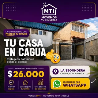 Casa en Urb. La Segundera – Cagua