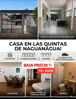 Casa en Las Quintas, Naguanagua