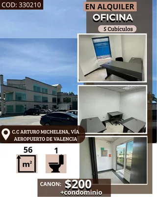 Oficina en C.C ARTURO MICHELENA, VÍA AEROPUERTO DE VALENCIA