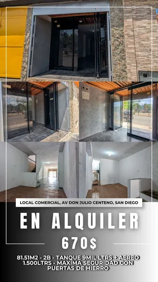Local en San Diego - Av. Don Julio Centeno (Urb. La Esmeralda)
