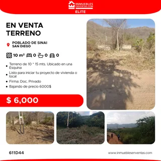 Terreno en Poblado de Sinai, San Diego
