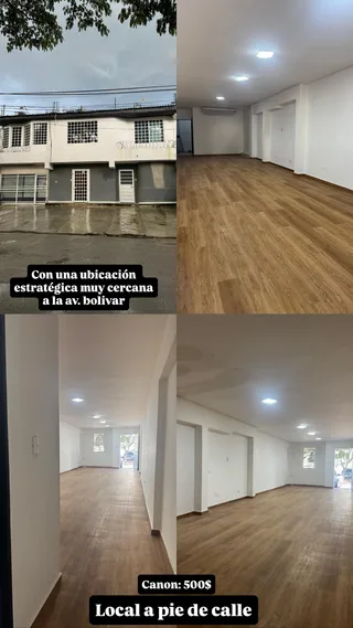 Local en A pie de calle, a solo 1 cuadra de la Av. Bolívar