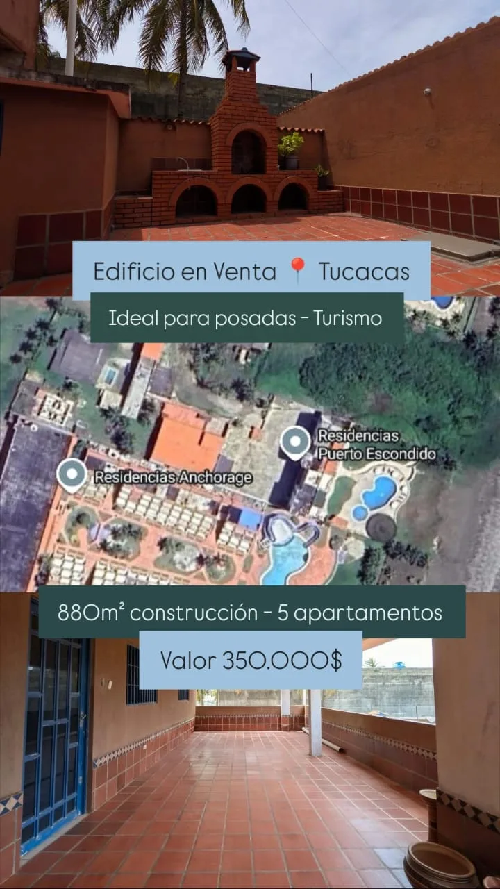 Edificio en Venta en Tucacas — 5 hab 868m² — USD 350,000