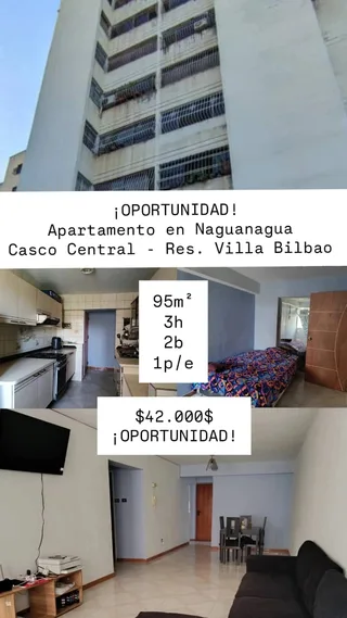 Apartamento en Naguanagua, Casco Central - Res. Villa Bilbao