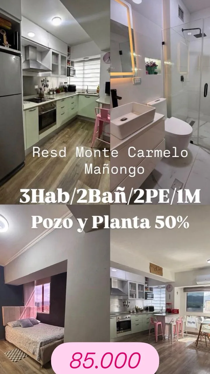 Apartamento en Venta en Mañongo — 3 hab 90m² — USD 85,000