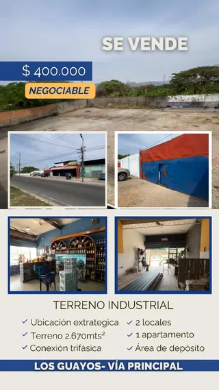 Terreno en Zona Industrial Los Guayos