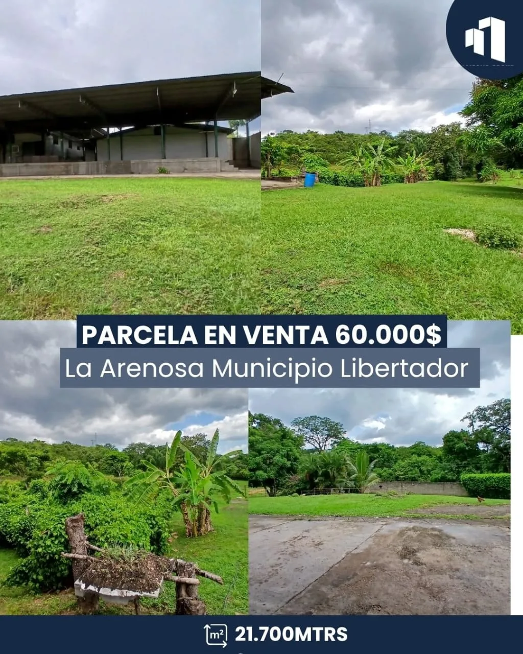 Terreno en Venta en La Arenosa, Municipio Libertador 21700m² — USD 60,000