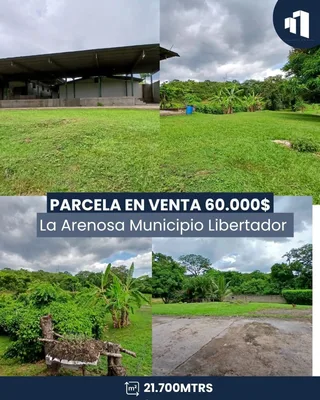 Terreno en La Arenosa, Municipio Libertador