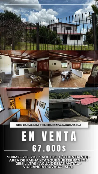 Casa en Urbanización Carialinda Primera Etapa, Naguanagua