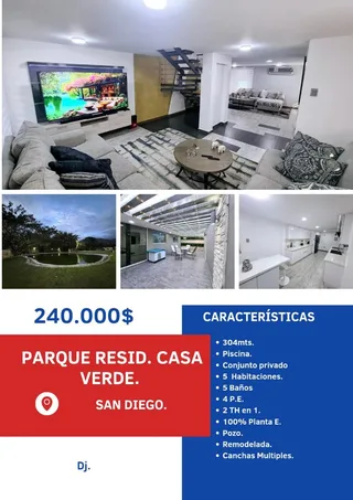 Townhouse en San Diego, Conjunto Casa Verde