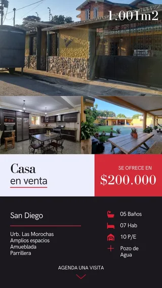 Casa en Urb. Las Morochas, San Diego, Carabobo