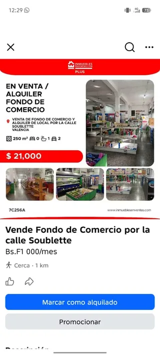Local en Calle Soublette, Valencia