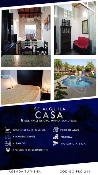 Casa en Urb. Valle de Oro, San Diego