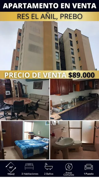 Apartamento en Res. El Añil, Prebo