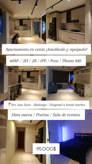 Apartamento en Res. Sun Suite - Mañobgo