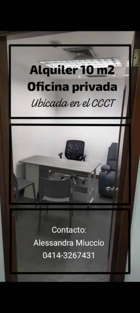 Oficina en Alquiler en CCCT 10m² — USD 200