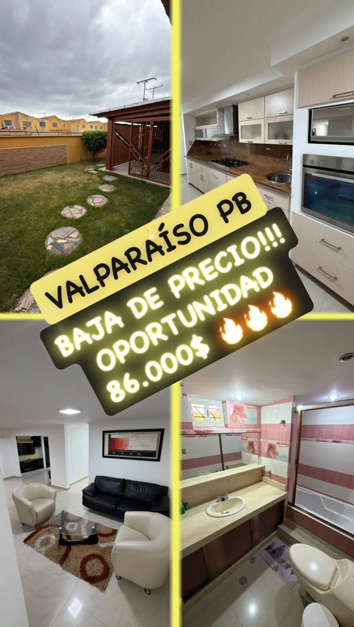 Apartamento en Venta en Urbanización Valparaíso San Diego — 4 hab 100m² — USD 86,000