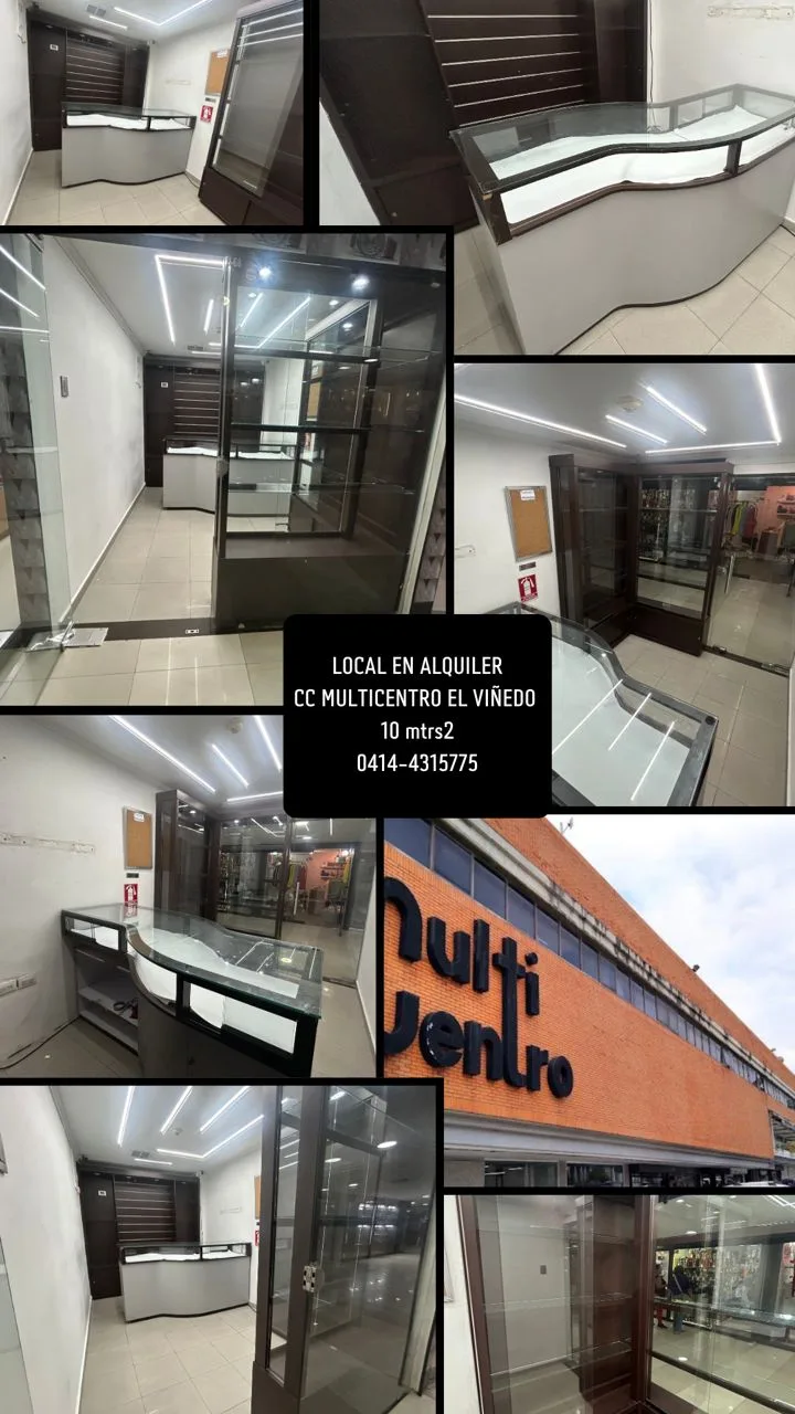 Local en Alquiler en Multicentro el Viñedo 10m² — USD 150