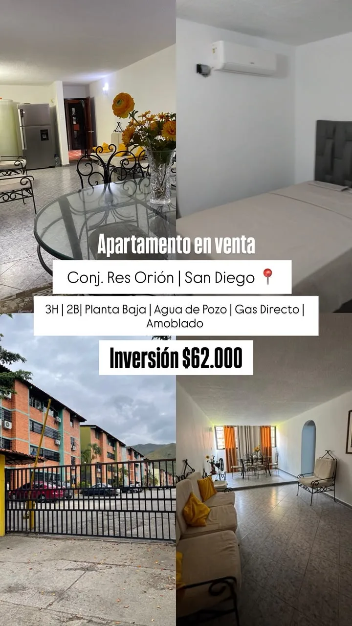 Apartamento en Venta en Conjunto Residencial Orión – San Diego — 3 hab 72m² — USD 62,000