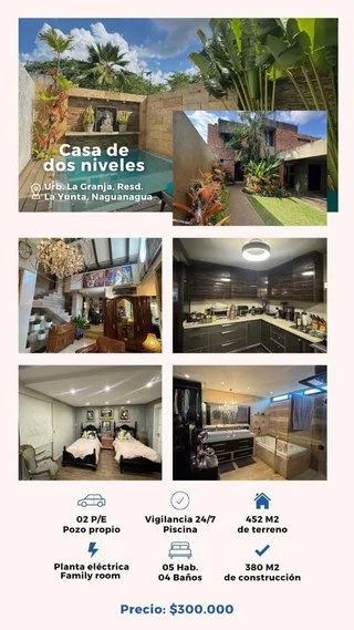Casa en Urb. La Granja, Conjunto Residencial La Yunta
