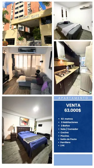 Apartamento en Residencias Araguaney Suite Tazajal - Naguanagua