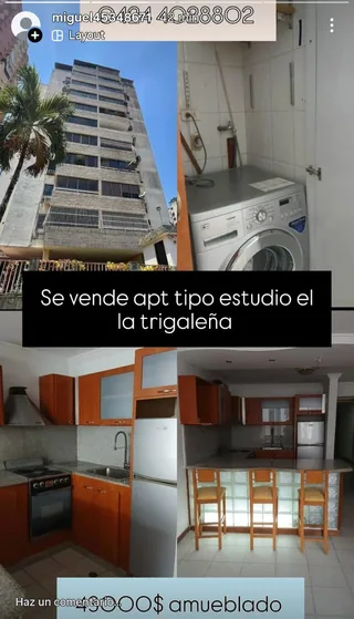 Apartamento en La Trigaleña Baja