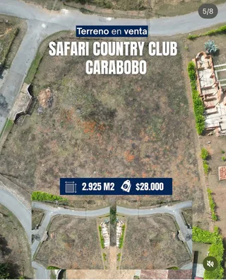 Terreno en Safari Country Club, Sector Big Game, Libertador, Carabobo
