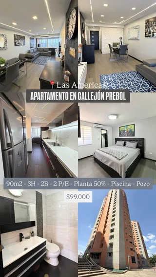 Apartamento en Callejón Prebol, Res. Las Américas