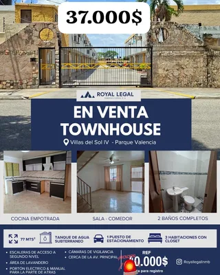 Townhouse en Parque Valencia