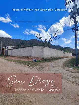 Terreno en Sector El Polvero, San Diego, Edo. Carabobo