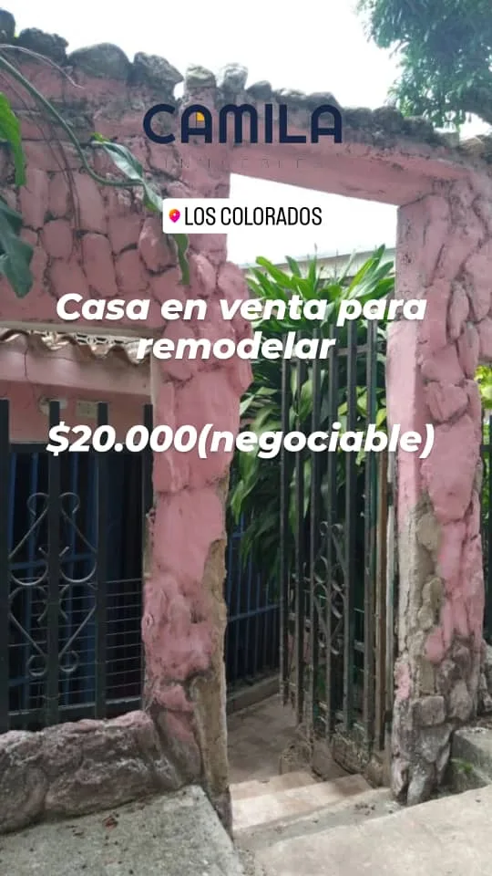 Casa en Venta en Los Colorados (Sector Caja de Agua) — 2 hab 70m² — USD 20,000