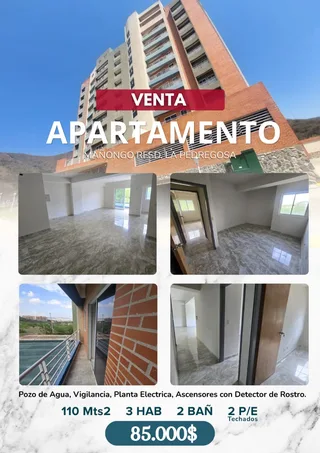 Apartamento en URB MAÑONGO RESD LA PEDREGOSA