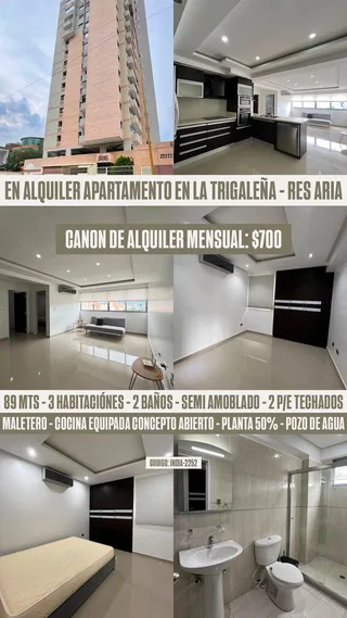 Apartamento en Urb La Trigaleña