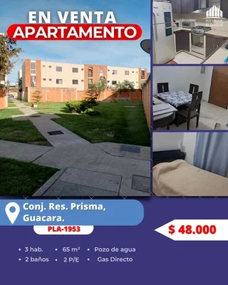 Apartamento en Res. Prisma, Guacara