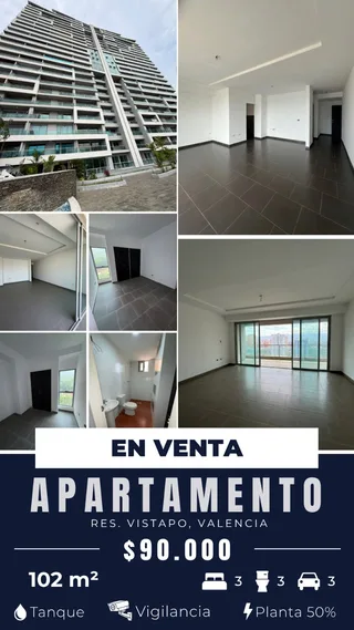 Apartamento en Res. Vistapo, La Trigaleña