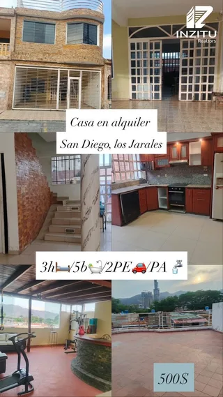 Casa en San Diego, sector los jarales res. Arauca