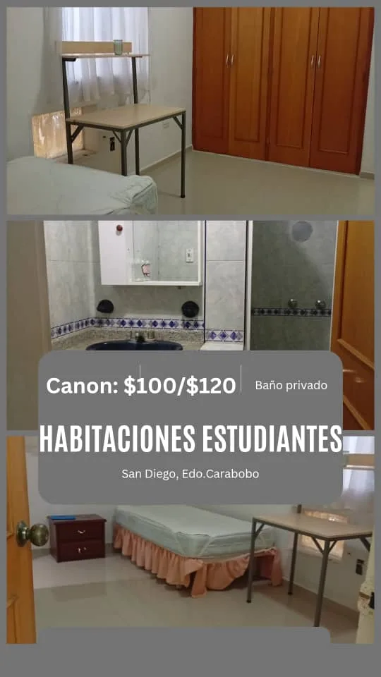 Apartamento en Alquiler en Urb. Sansur, San Diego, Edo. Carabobo — 1 hab — USD 100