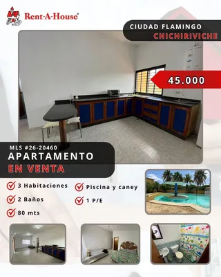 Apartamento en Ciudad Flamingo