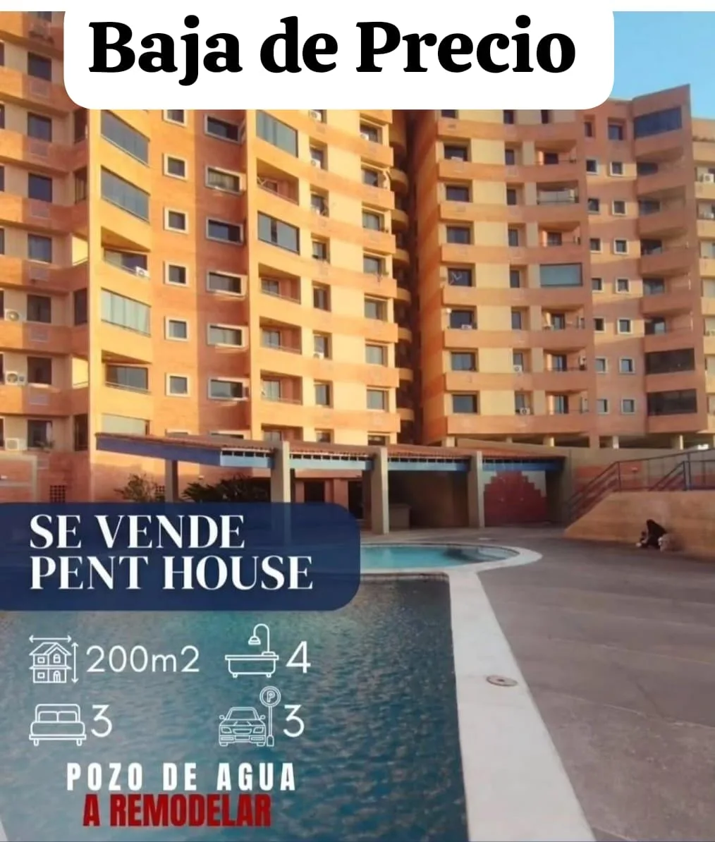 Penthouse en Venta en Residencias Tazajal — 3 hab 200m² — USD 80,000