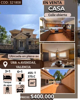 Casa en URB. 4 AVENIDAS, VALENCIA