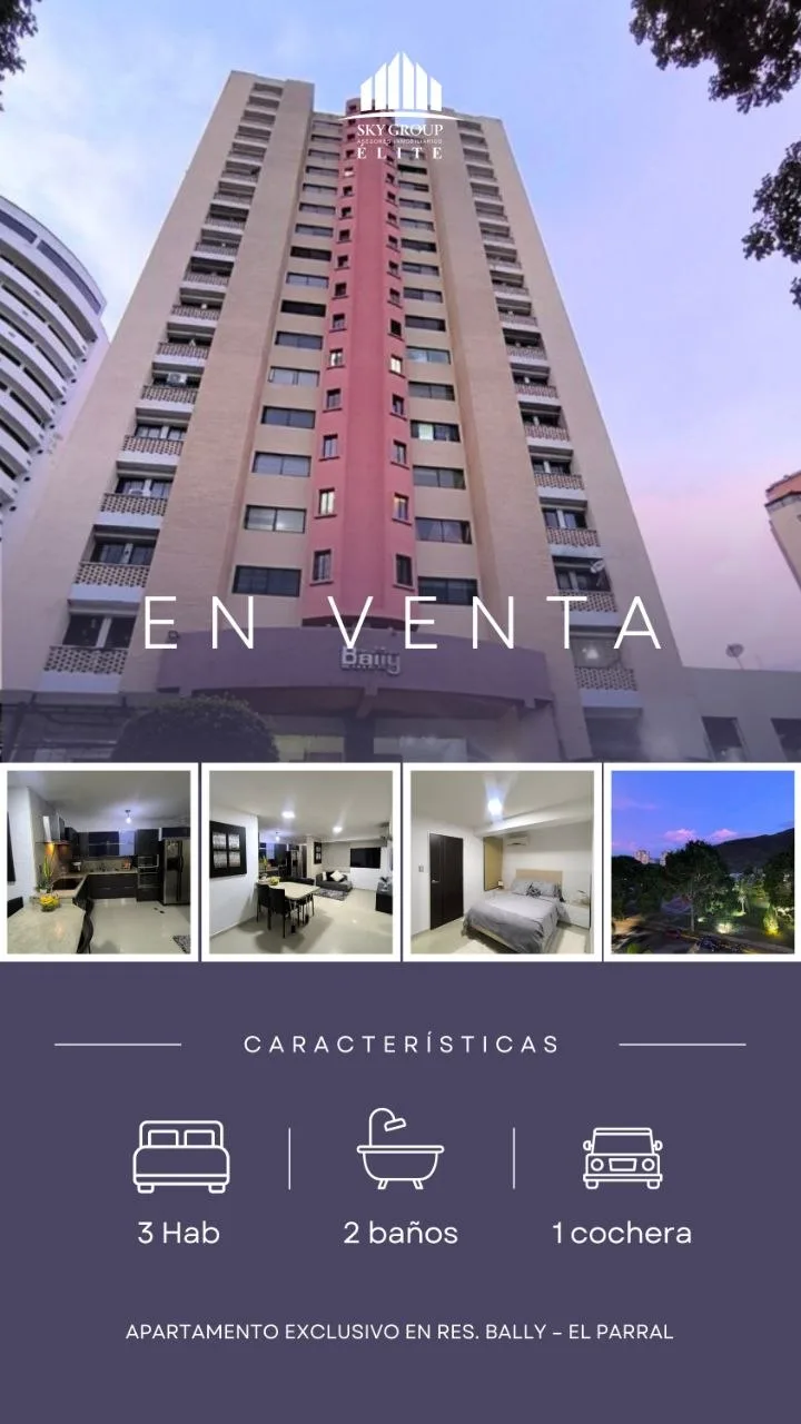 Apartamento en Venta en Residencias Bally, El Parral — 3 hab 83m² — USD 110,000