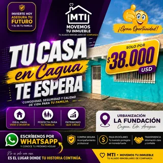 Casa en Urb. La Fundación, Cagua