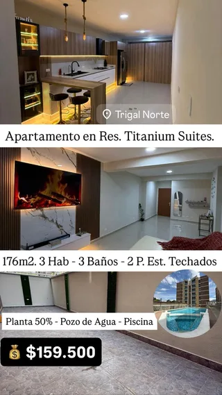 Apartamento en Trigal Norte, Res Titanium Suites