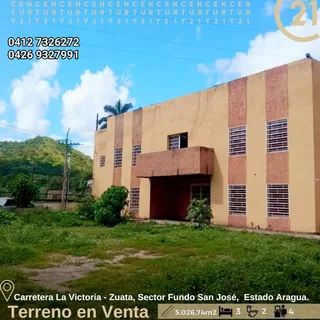 Terreno en Carretera La Victoria - Zuata, Sector Fundo San José, Estado Aragua