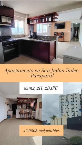 Apartamento en Paraparal, Res. San Judas Tadeo