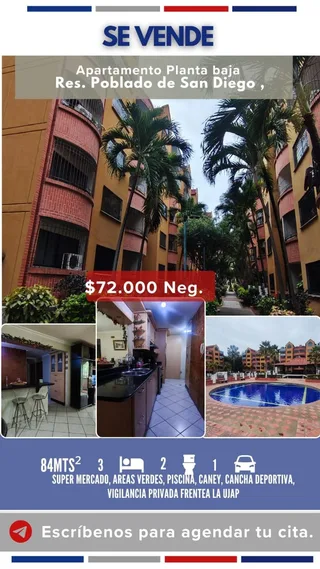 Apartamento en Residencial Poblado de San Diego