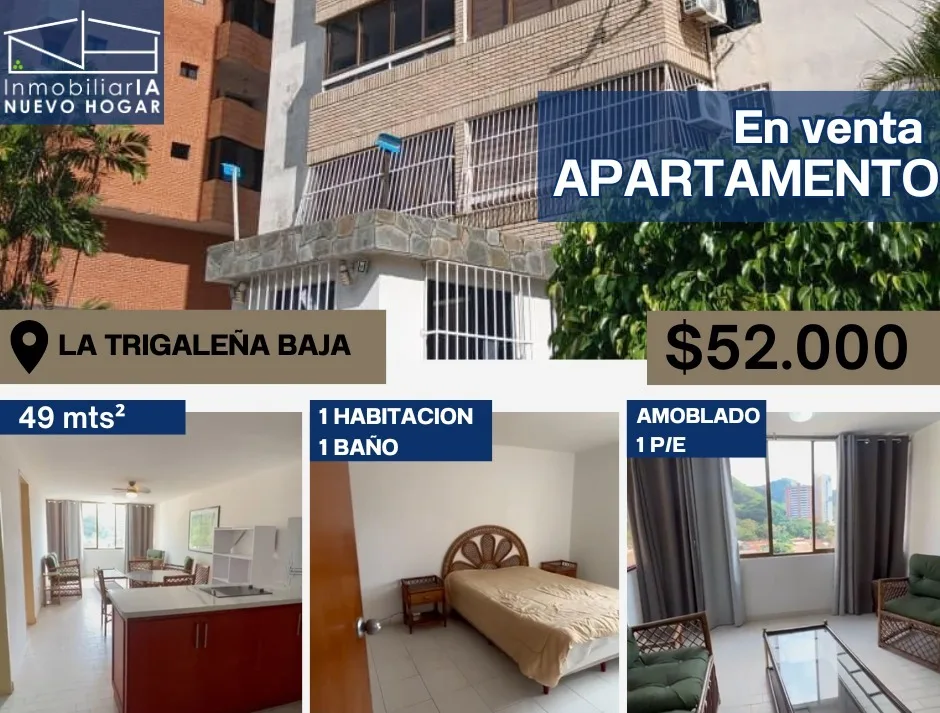 Apartamento en Venta en LA TRIGALEÑA BAJA — 1 hab 49m² — USD 48,000